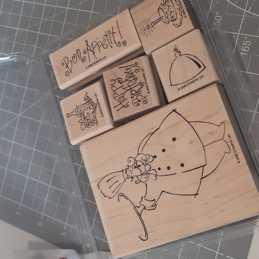 Voila Stampin Up rubber stamp set